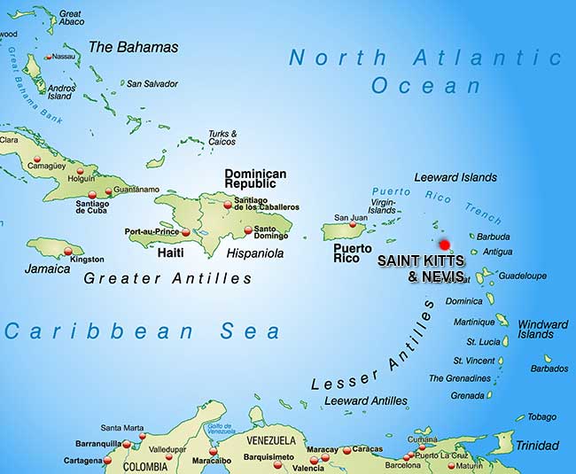 Saint Kitts & Nevis Air Charter Directory